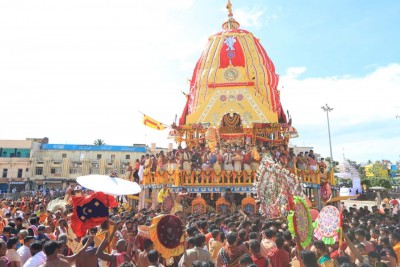 Rath Yatra of holy trinity completed in Puri Rath Yatra of holy trinity completed in Puri