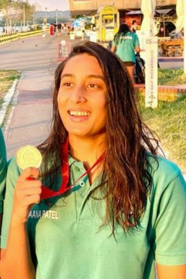 Maana becomes third Indian swimmer to make it to Olympics Maana becomes third Indian swimmer to make it to Olympics
