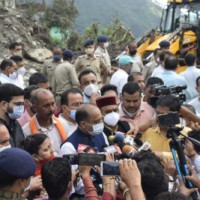 Himachal flash floods: 9 still missing, CM meets affected families