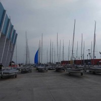 Indian sailing team tuning up the new boats in Tokyo