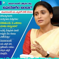 Huzurabad bypoll born out of vengeance: Y.S. Sharmila