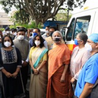 FM visits 100-bed COVID Care Centre in Bengaluru