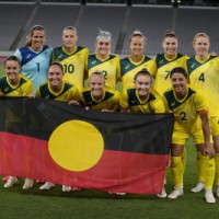 Aussie women footballers make unique statement against racism