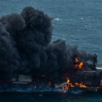 SL to compensate fishermen affected by burnt cargo ship