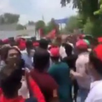 Probe ordered into pro-Pak slogans in SP rally