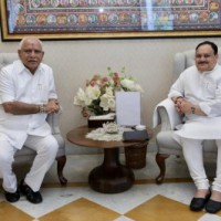 BSY meets Nadda-Shah-Rajnath amid resignation rumours