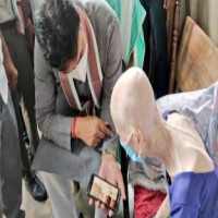 105-year-old Tripura woman vaccinated, CM greets