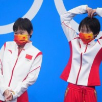 China clinches 6th straight Olympic gold in women's synchronised 10m platform