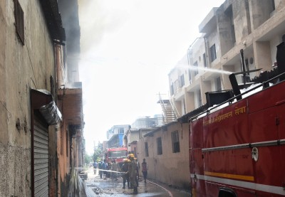 Fire in Delhi shoe factory under control, 4-6 workers said to be missing Fire in Delhi shoe factory under control, 4-6 workers said to be missing