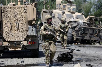 Car bomb blast hits military convoy in Afghanistan, 2 civilians killed Car bomb blast hits military convoy in Afghanistan, 2 civilians killed