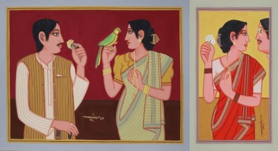 Lalu Prasad Shaw's NFT-certified works go on display Lalu Prasad Shaw's NFT-certified works go on display