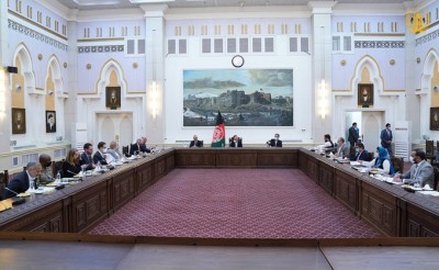 Afghan President meets US peace delegation in Kabul Afghan President meets US peace delegation in Kabul