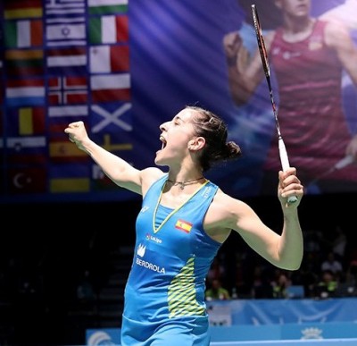 2016 Olympic badminton champ Marin injured, to miss Tokyo 2016 Olympic badminton champ Marin injured, to miss Tokyo