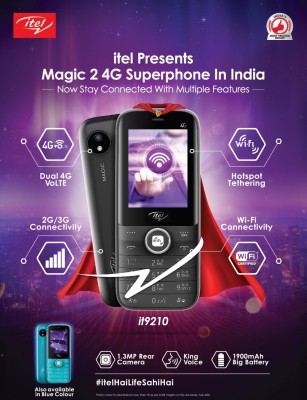 itel launches 'Magic 2' 4G superphone with Wi-Fi tethering in India itel launches 'Magic 2' 4G superphone with Wi-Fi tethering in India