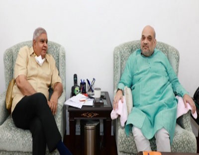 Bengal Governor meets Amit Shah, President Kovind