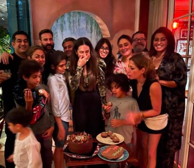 Kareena on Karisma's birthday Kareena on Karisma's birthday