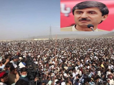 Massive turnout at ex-Pak Senator's funeral in Balochistan Massive turnout at ex-Pak Senator's funeral in Balochistan