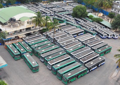 K'taka: Public transport services to operate with 50% capacity from Monday K'taka: Public transport services to operate with 50% capacity from Monday