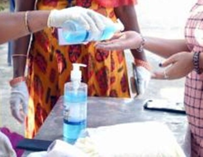 Herbal sanitiser units in rural interiors of UP Herbal sanitiser units in rural interiors of UP