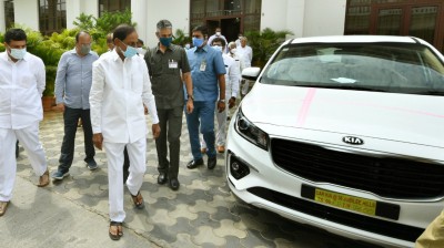 Telangana gifts 32 Kia Carnival cars to Additional Collectors Telangana gifts 32 Kia Carnival cars to Additional Collectors
