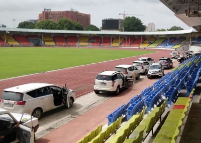 Sharad Pawar, Maha Sports Minister draw flak for parking vehicles on sports track Sharad Pawar, Maha Sports Minister draw flak for parking vehicles on sports track