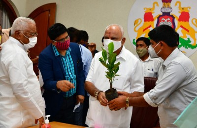 Yediyurappa to grow 'Siddu' jackfruit at his Shikaripura farm Yediyurappa to grow 'Siddu' jackfruit at his Shikaripura farm