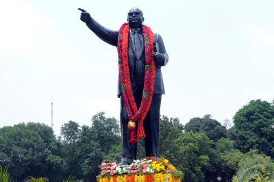 Ambedkar statue desecrated in UP's Ballia Ambedkar statue desecrated in UP's Ballia