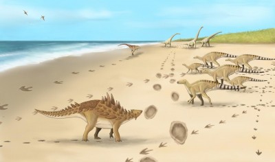 Footprints of last dinosaurs walked 110M years ago in UK found Footprints of last dinosaurs walked 110M years ago in UK found