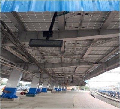 New solar roof raises Vijayawada station's solar capacity to 130 kWp New solar roof raises Vijayawada station's solar capacity to 130 kWp