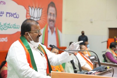 Jagan's welfare pushing Andhra into bankruptcy: BJP Jagan's welfare pushing Andhra into bankruptcy: BJP