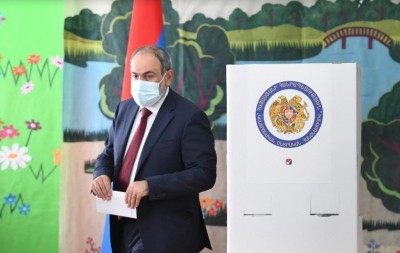 Armenia's ruling party leads in parliamentary polls Armenia's ruling party leads in parliamentary polls