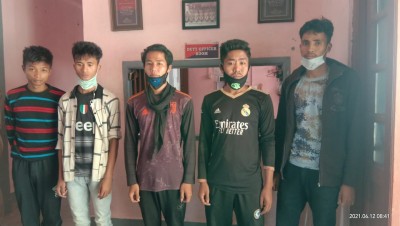 5 Myanmar militants held with arms in Mizoram 5 Myanmar militants held with arms in Mizoram