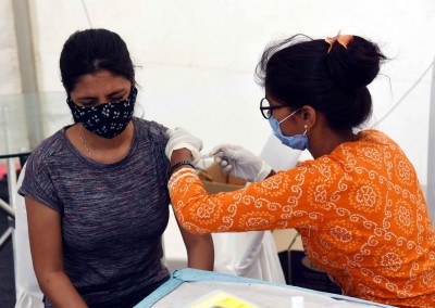 Over 96 lakh vaccinated so far in Telangana Over 96 lakh vaccinated so far in Telangana