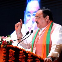 India not limping, but sprinting ahead powered by strength of citizens: Nadda to Chidambaram
