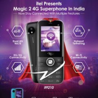 itel launches 'Magic 2' 4G superphone with Wi-Fi tethering in India