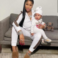Nicki Minaj, son twin in new photos on social media