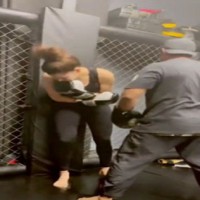 Urvashi Rautela shares training video of getting punched in the gut