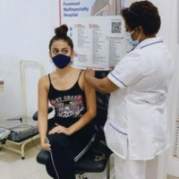 Alaya gets her first Covid jab: 'Wasn't bad at all!'