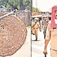DGP orders probe as cops use chair, basket as riot gear