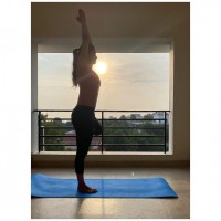 Keerthy Suresh roots for yoga therapy to keep tension away