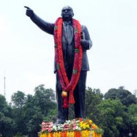 Ambedkar statue desecrated in UP's Ballia