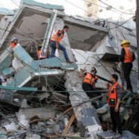 Egypt sends engineering equipment, crew to Gaza for reconstruction