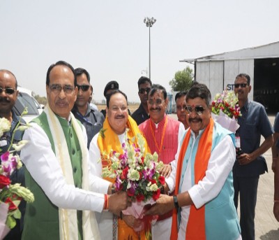 BJP workers scuffle during Nadda's visit to Jabalpur BJP workers scuffle during Nadda's visit to Jabalpur