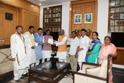 Congress delegation meets Bihar Governor over ED action against Rahul Congress delegation meets Bihar Governor over ED action against Rahul