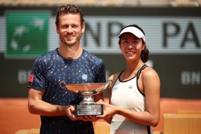 Shibahara and Koolhof win mixed doubles title in French Open