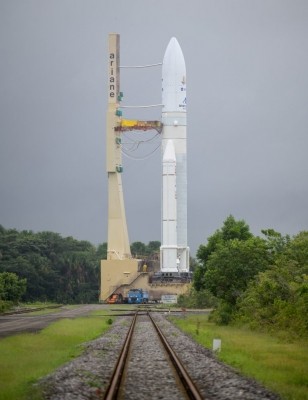 Indian communication satellite to be launched by Arianespace on Wednesday Indian communication satellite to be launched by Arianespace on Wednesday