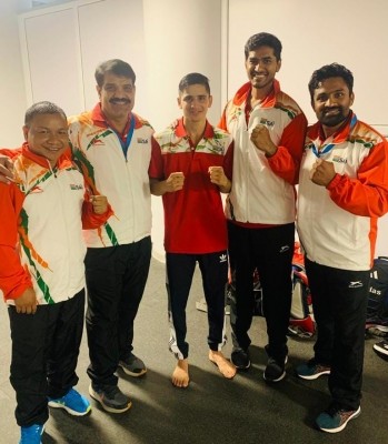 Indian boxer Sachin advances to quarterfinals in Elorda Cup