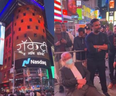 R. Madhavan's 'Rocketry: The Nambi Effect' takes over Times Square R. Madhavan's 'Rocketry: The Nambi Effect' takes over Times Square