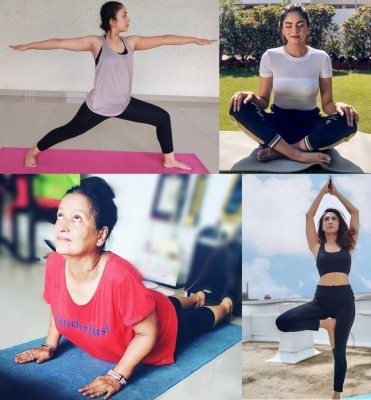 TV actors stretch open the benefits of practising different yoga 'asanas'
