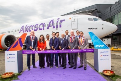 Akasa Air takes delivery of first of its 72 aircraft from Boeing Akasa Air takes delivery of first of its 72 aircraft from Boeing